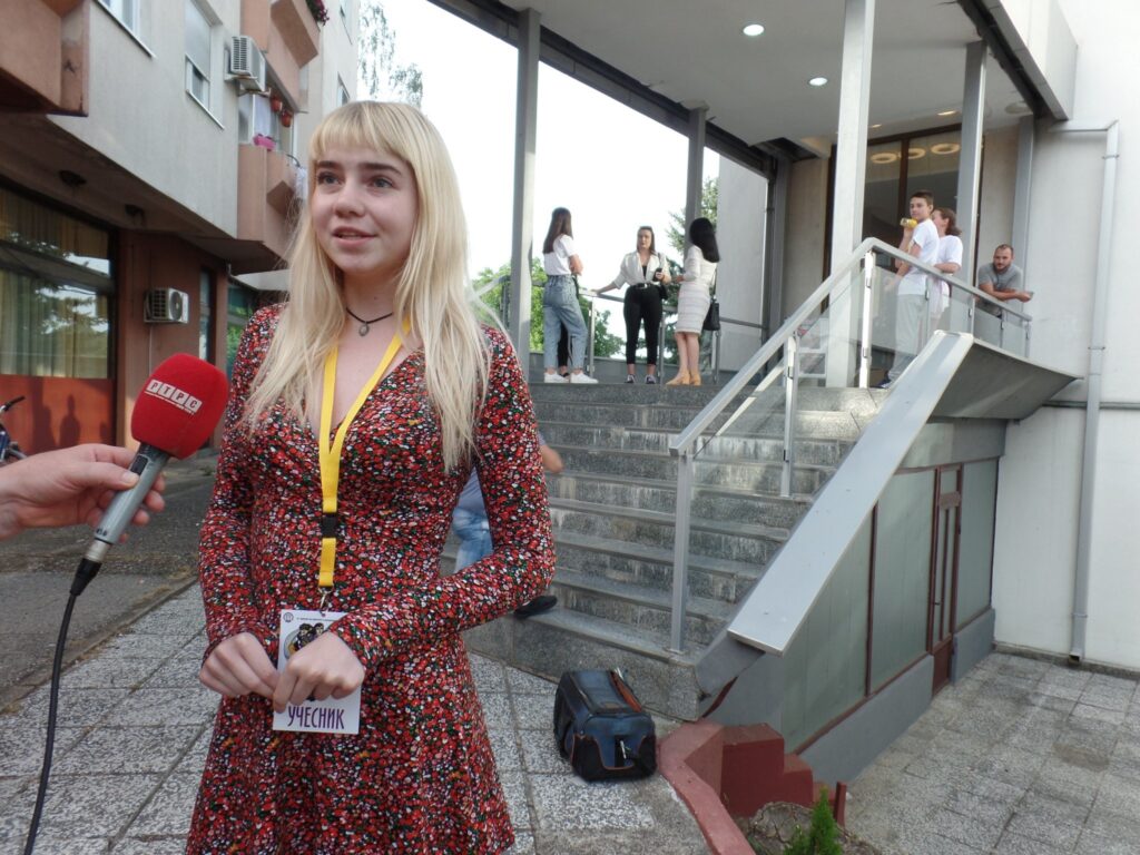 Michalina Grzelka. Pierwszy wywiad slynnej aktorki Teatru TAQ dla Bosniackiej TV jeszcze przed realizacja ADIAFORY 22 czerwca w Laktasi